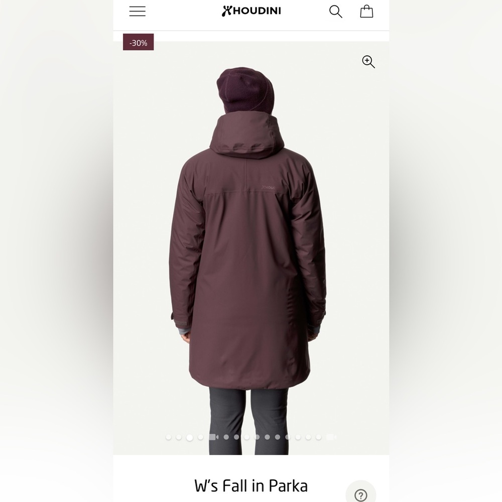 Houdini Women’s Winter Jacket (W's Fall in Parka) SOLD OUT COLOR